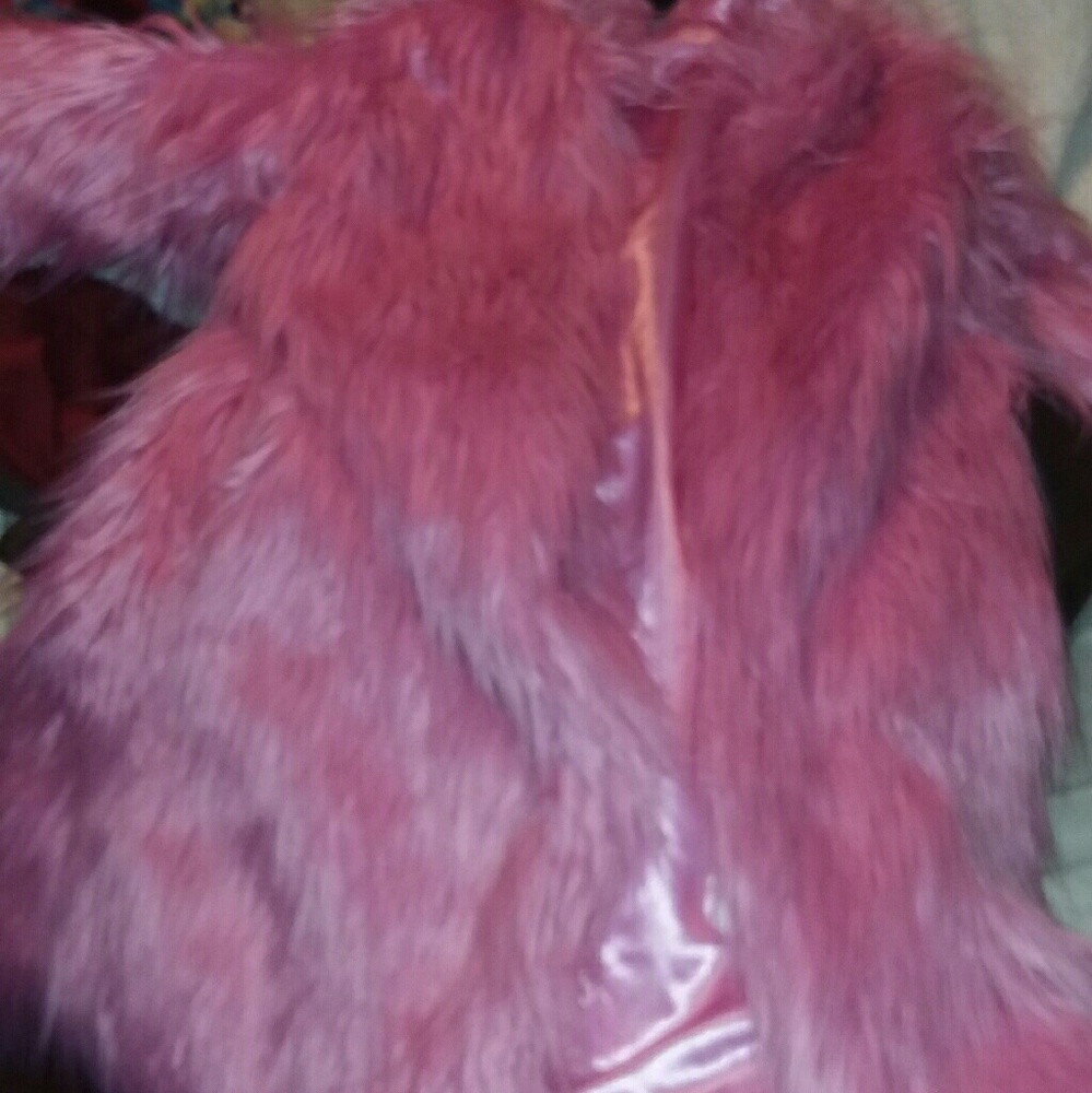 Faux fur jacket